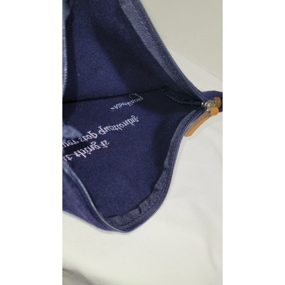 Viking Cruise Line Wool Zipper Pouch Gray Quote 11